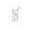 Picture of Mint Alphabet III _GroupedProduct_Rectangle_Portrait_Mini_ _GroupedProduct_Rectangle_Portrait_Unframed_Print_Only_