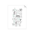 Picture of Mint Alphabet III _GroupedProduct_Rectangle_Portrait_Mini_ _GroupedProduct_Rectangle_Portrait_Unframed_Print_Only_