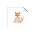 Picture of Baby Floral Fox _GroupedProduct_Square_Mini_ _GroupedProduct_Square_Unframed_Print_Only_