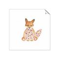 Picture of Baby Floral Fox _GroupedProduct_Square_Mini_ _GroupedProduct_Square_Unframed_Print_Only_