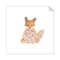 Picture of Baby Floral Fox _GroupedProduct_Square_Mini_ _GroupedProduct_Square_Unframed_Print_Only_
