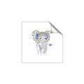 Picture of Baby Floral Elephant _GroupedProduct_Square_Mini_ _GroupedProduct_Square_Unframed_Print_Only_
