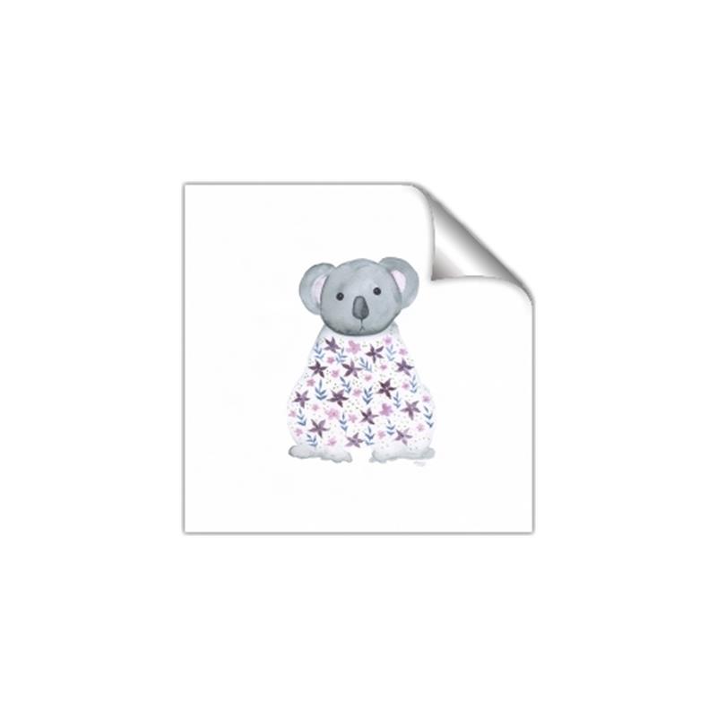Picture of Baby Floral Koala _GroupedProduct_Square_Mini_ _GroupedProduct_Square_Unframed_Print_Only_