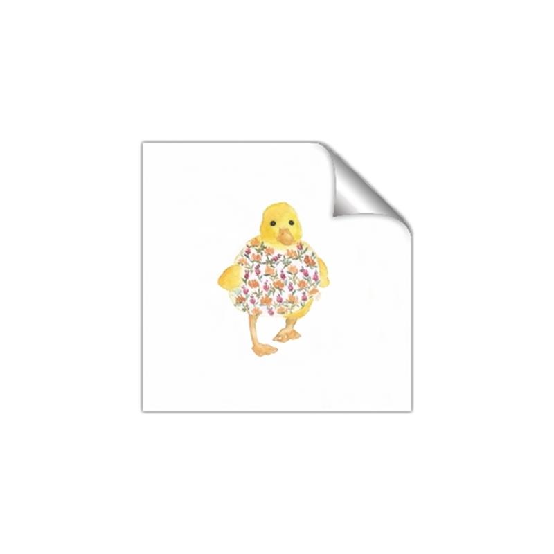 Picture of Baby Floral Duck  _GroupedProduct_Square_Mini_ _GroupedProduct_Square_Unframed_Print_Only_