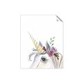 Picture of Flower Unicorn _GroupedProduct_Rectangle_Portrait_Mini_ _GroupedProduct_Rectangle_Portrait_Unframed_Print_Only_