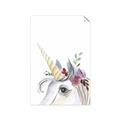 Picture of Flower Unicorn _GroupedProduct_Rectangle_Portrait_Mini_ _GroupedProduct_Rectangle_Portrait_Unframed_Print_Only_