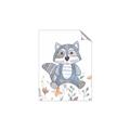 Picture of Cartoon Raccoon _GroupedProduct_Rectangle_Portrait_Mini_ _GroupedProduct_Rectangle_Portrait_Unframed_Print_Only_