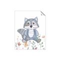 Picture of Cartoon Raccoon _GroupedProduct_Rectangle_Portrait_Mini_ _GroupedProduct_Rectangle_Portrait_Unframed_Print_Only_