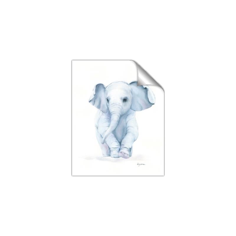 Picture of Baby Blue Elephant _GroupedProduct_Rectangle_Portrait_Mini_ _GroupedProduct_Rectangle_Portrait_Unframed_Print_Only_