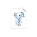 Picture of Baby Blue Elephant _GroupedProduct_Rectangle_Portrait_Mini_ _GroupedProduct_Rectangle_Portrait_Unframed_Print_Only_
