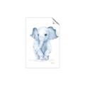 Picture of Baby Blue Elephant _GroupedProduct_Rectangle_Portrait_Mini_ _GroupedProduct_Rectangle_Portrait_Unframed_Print_Only_