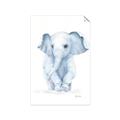 Picture of Baby Blue Elephant _GroupedProduct_Rectangle_Portrait_Mini_ _GroupedProduct_Rectangle_Portrait_Unframed_Print_Only_