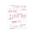 Picture of I love you  _GroupedProduct_Rectangle_Portrait_Mini_ _GroupedProduct_Rectangle_Portrait_Unframed_Print_Only_
