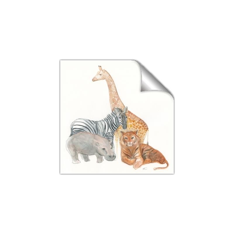 Picture of Safari Squad I _GroupedProduct_Square_Mini_ _GroupedProduct_Square_Unframed_Print_Only_