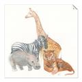 Picture of Safari Squad I _GroupedProduct_Square_Mini_ _GroupedProduct_Square_Unframed_Print_Only_