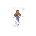 Picture of Brunette Mermaid _GroupedProduct_Rectangle_Portrait_Mini_ _GroupedProduct_Rectangle_Portrait_Unframed_Print_Only_