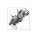 Picture of Mom and baby Zebra _GroupedProduct_Square_Mini_ _GroupedProduct_Square_Unframed_Print_Only_