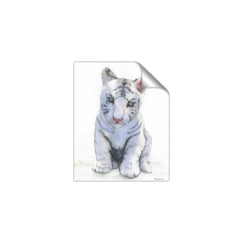 Picture of White Tiger Cub _GroupedProduct_Rectangle_Portrait_Mini_ _GroupedProduct_Rectangle_Portrait_Unframed_Print_Only_