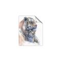 Picture of Mom and Baby Tiger _GroupedProduct_Rectangle_Portrait_Mini_ _GroupedProduct_Rectangle_Portrait_Unframed_Print_Only_