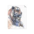 Picture of Mom and Baby Tiger _GroupedProduct_Rectangle_Portrait_Mini_ _GroupedProduct_Rectangle_Portrait_Unframed_Print_Only_