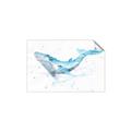 Picture of Blue Whale Friend  _GroupedProduct_Rectangle_Landscape_Mini_ _GroupedProduct_Rectangle_Landscape_Unframed_Print_Only_