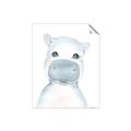 Picture of Halle Hippo _GroupedProduct_Rectangle_Portrait_Mini_ _GroupedProduct_Rectangle_Portrait_Unframed_Print_Only_