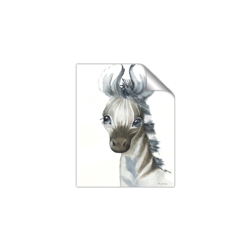 Picture of Nursery Zebra _GroupedProduct_Rectangle_Portrait_Mini_ _GroupedProduct_Rectangle_Portrait_Unframed_Print_Only_