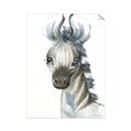 Picture of Nursery Zebra _GroupedProduct_Rectangle_Portrait_Mini_ _GroupedProduct_Rectangle_Portrait_Unframed_Print_Only_