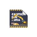 Picture of Caution Construction _GroupedProduct_Square_Mini_ _GroupedProduct_Square_Unframed_Print_Only_