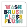 Picture of Wash Brush Floss II _GroupedProduct_Square_Mini_ _GroupedProduct_Square_Unframed_Print_Only_