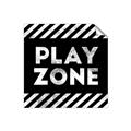 Picture of Play Zone Black  _GroupedProduct_Square_Mini_ _GroupedProduct_Square_Unframed_Print_Only_
