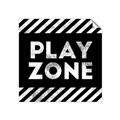 Picture of Play Zone Black  _GroupedProduct_Square_Mini_ _GroupedProduct_Square_Unframed_Print_Only_