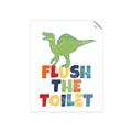 Picture of Flush The Toilet _GroupedProduct_Rectangle_Portrait_Mini_ _GroupedProduct_Rectangle_Portrait_Unframed_Print_Only_