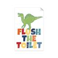 Picture of Flush The Toilet _GroupedProduct_Rectangle_Portrait_Mini_ _GroupedProduct_Rectangle_Portrait_Unframed_Print_Only_