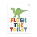 Picture of Flush The Toilet _GroupedProduct_Rectangle_Portrait_Mini_ _GroupedProduct_Rectangle_Portrait_Unframed_Print_Only_