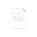 Picture of With All Your heart _GroupedProduct_Rectangle_Portrait_Mini_ _GroupedProduct_Rectangle_Portrait_Unframed_Print_Only_