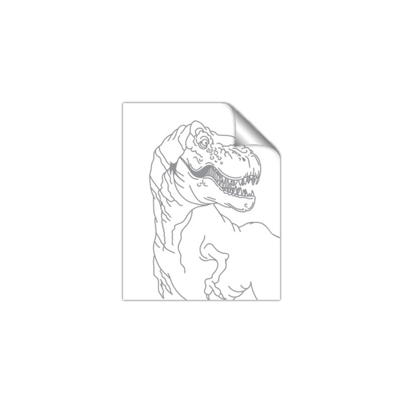Picture of Dino Drawing _GroupedProduct_Rectangle_Portrait_Mini_ _GroupedProduct_Rectangle_Portrait_Unframed_Print_Only_