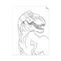 Picture of Dino Drawing _GroupedProduct_Rectangle_Portrait_Mini_ _GroupedProduct_Rectangle_Portrait_Unframed_Print_Only_