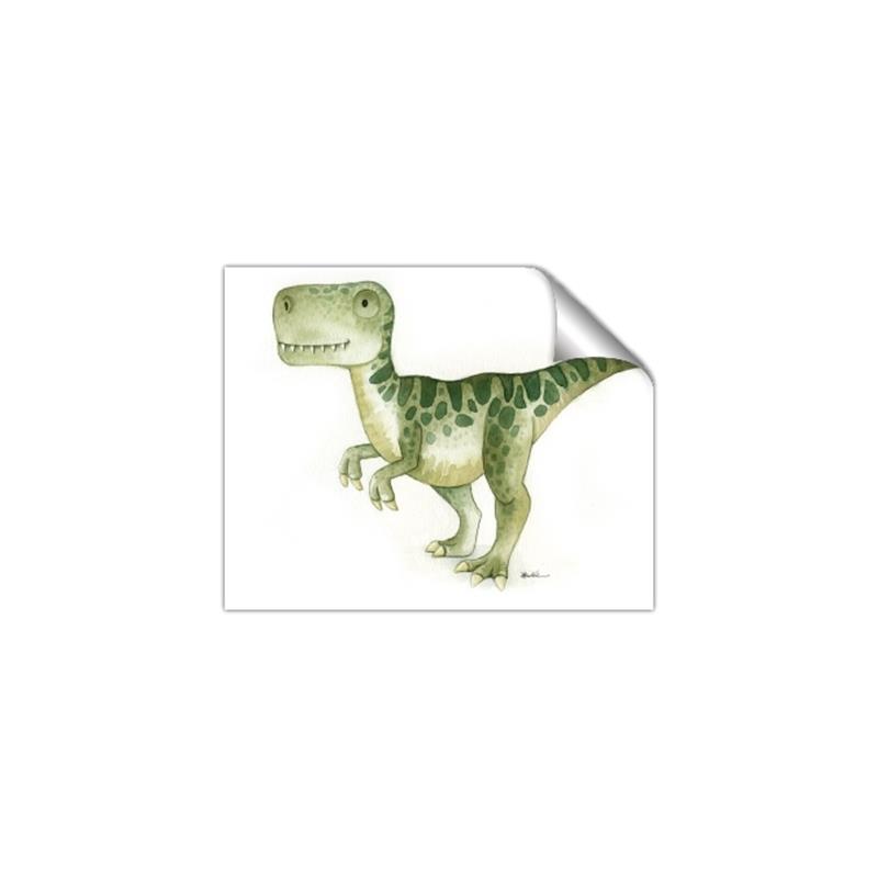 Picture of Green Dino _GroupedProduct_Rectangle_Landscape_Mini_ _GroupedProduct_Rectangle_Landscape_Unframed_Print_Only_