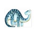 Picture of Blue Dino _GroupedProduct_Rectangle_Landscape_Mini_ _GroupedProduct_Rectangle_Landscape_Unframed_Print_Only_