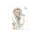 Picture of Lion Fam  _GroupedProduct_Rectangle_Portrait_Mini_ _GroupedProduct_Rectangle_Portrait_Unframed_Print_Only_
