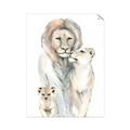Picture of Lion Fam  _GroupedProduct_Rectangle_Portrait_Mini_ _GroupedProduct_Rectangle_Portrait_Unframed_Print_Only_