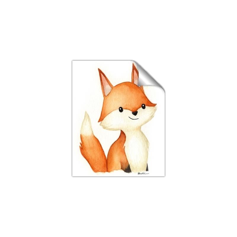 Picture of Woodland Fox _GroupedProduct_Rectangle_Portrait_Mini_ _GroupedProduct_Rectangle_Portrait_Unframed_Print_Only_