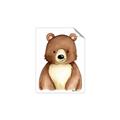 Picture of Woodland Bear _GroupedProduct_Rectangle_Portrait_Mini_ _GroupedProduct_Rectangle_Portrait_Unframed_Print_Only_