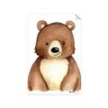 Picture of Woodland Bear _GroupedProduct_Rectangle_Portrait_Mini_ _GroupedProduct_Rectangle_Portrait_Unframed_Print_Only_