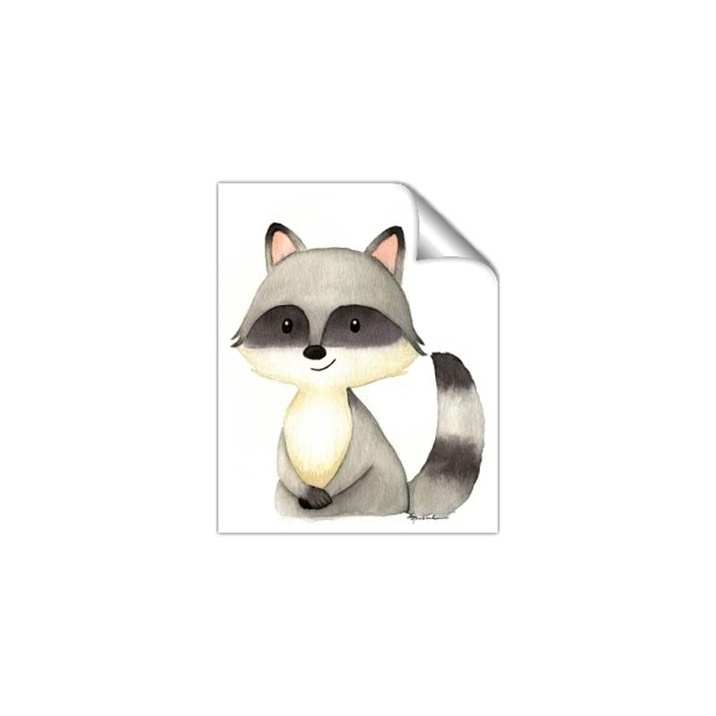 Picture of Woodland Raccoon _GroupedProduct_Rectangle_Portrait_Mini_ _GroupedProduct_Rectangle_Portrait_Unframed_Print_Only_