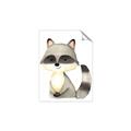 Picture of Woodland Raccoon _GroupedProduct_Rectangle_Portrait_Mini_ _GroupedProduct_Rectangle_Portrait_Unframed_Print_Only_