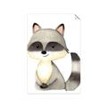 Picture of Woodland Raccoon _GroupedProduct_Rectangle_Portrait_Mini_ _GroupedProduct_Rectangle_Portrait_Unframed_Print_Only_