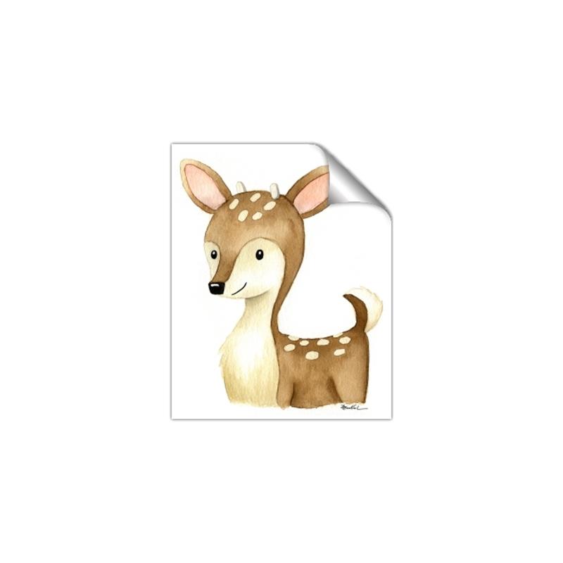 Picture of Woodland Deer _GroupedProduct_Rectangle_Portrait_Mini_ _GroupedProduct_Rectangle_Portrait_Unframed_Print_Only_