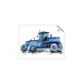 Picture of Blue Tractor  _GroupedProduct_Rectangle_Landscape_Mini_ _GroupedProduct_Rectangle_Landscape_Unframed_Print_Only_